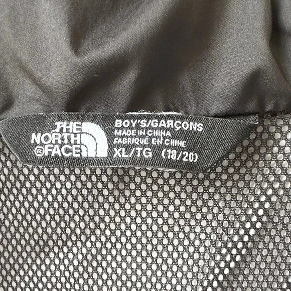 The North Face Antora Boys Black and Blue Windbreaker/Rain Jacket